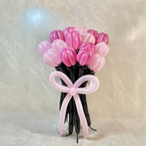 black×pink balloon bouquet(L)