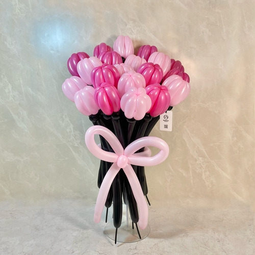 black×pink balloon bouquet(XL)