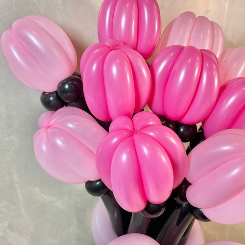 black×pink balloon bouquet(M)[2]