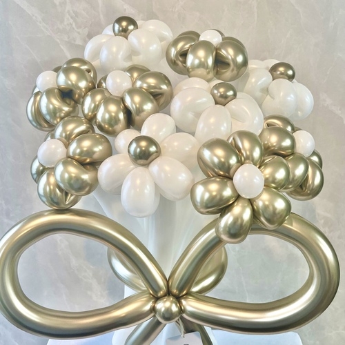 white×gold balloon bouquet(M)[2]