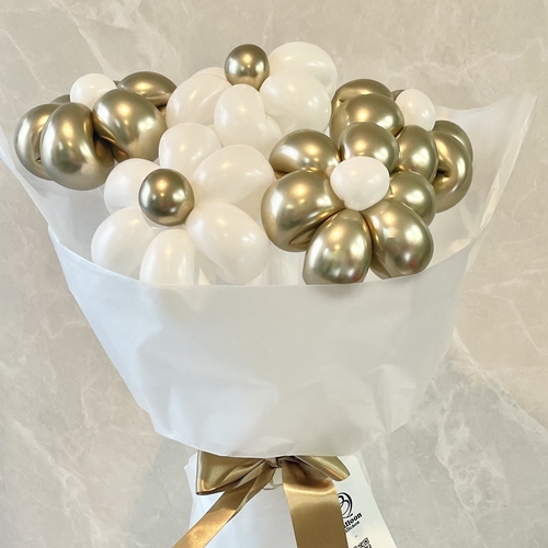 white×gold balloon bouque[2]