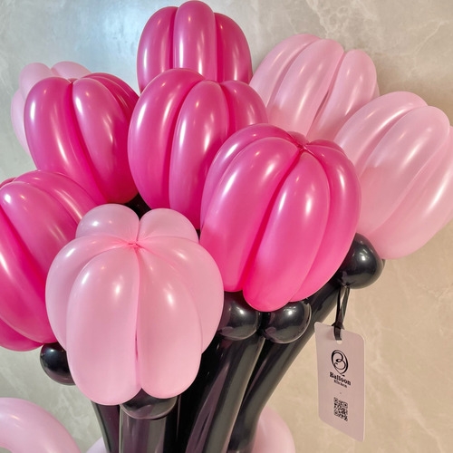 black×pink balloon bouquet(M)[3]