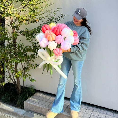 pastel cutie balloon bouquet(XL)