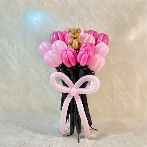 black×pink balloon bouquet(L)[5]