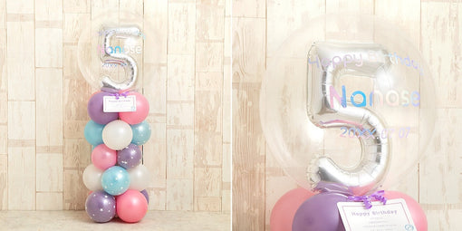 ナンバーバルーン使用商品を一部販売を再開しました。