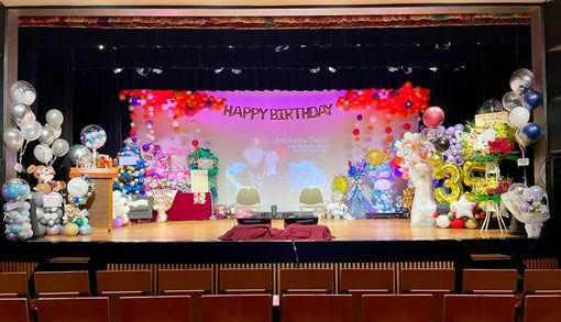 バースデーイベントのスクリーン装飾を担当いたしました✨