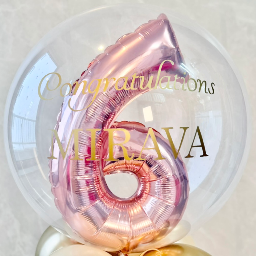 大人可愛いを叶えるローズゴールドナンバーミディアムスタンド