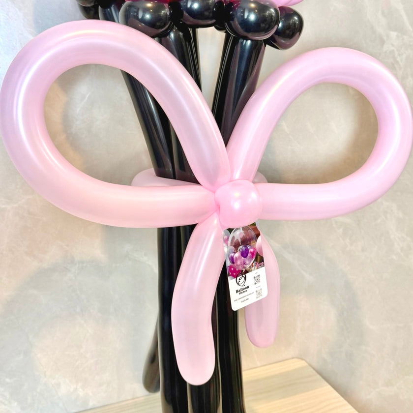 black×pink balloon bouquet
