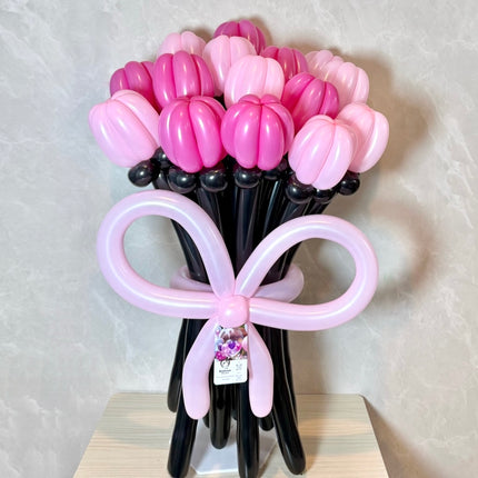black×pink balloon bouquet(L)