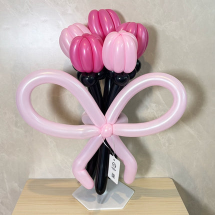 black×pink balloon bouquet