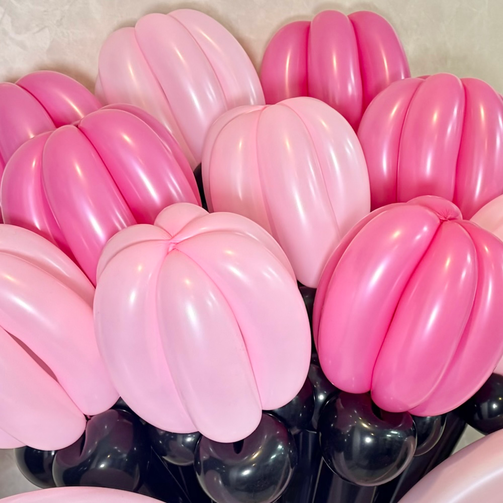 black×pink balloon bouquet(M)