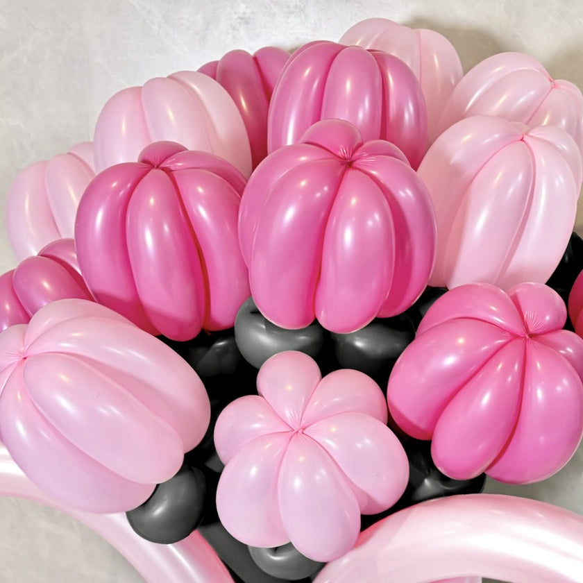 black×pink balloon bouquet(L)