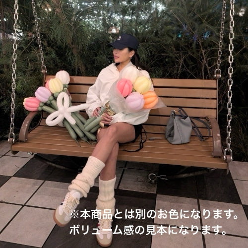 white×goldballoonbouque