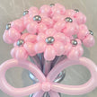 pink×silverballoonbouquet(M)