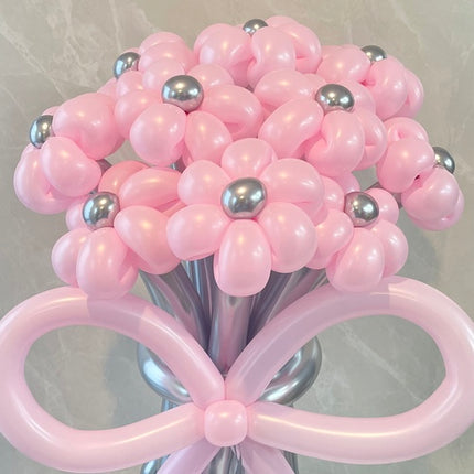 pink×silverballoonbouquet(M)