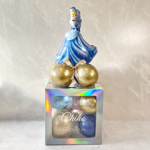 シンデレラバルーンキューブボックス