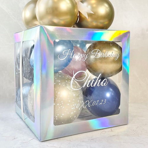 シンデレラバルーンキューブボックス