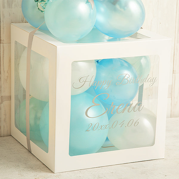 アナとエルサのバルーンキューブボックス