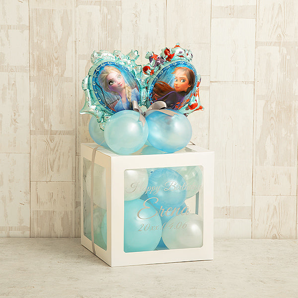 アナとエルサのバルーンキューブボックス