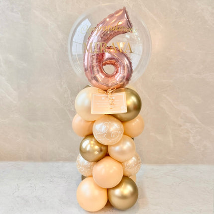 大人可愛いを叶えるローズゴールドナンバーミディアムスタンド