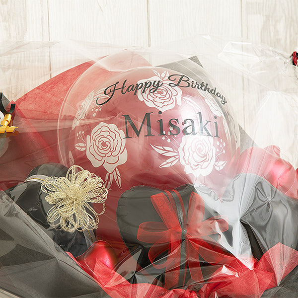 ブラックローズバルーンポット