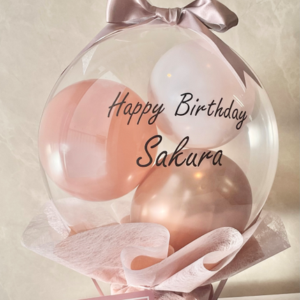 ダスティピンクラウンドバルーンポット