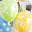さわやかカラーのドットで伝えるThank you!