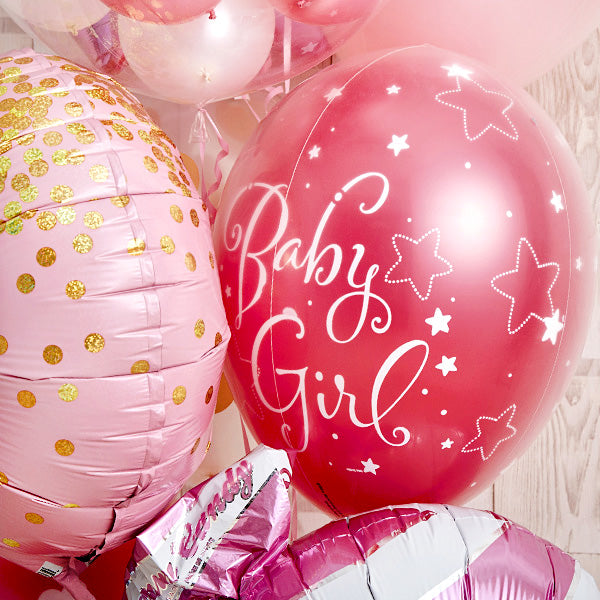 Cutie PinkeyBearでベビーシャワー（ピンク）