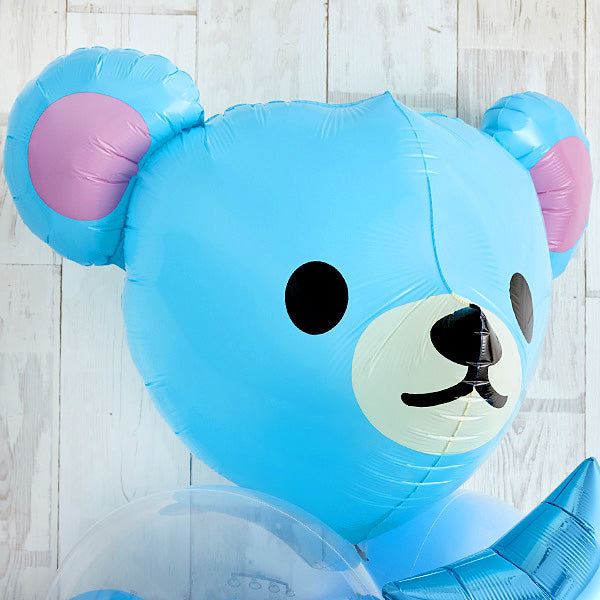 Cutie PinkeyBearでベビーシャワー （ブルー）