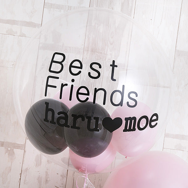 Pink×Black Balloon