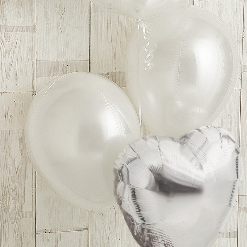純白シルバーグラデーション