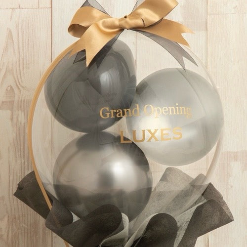 オニキスブラックラウンドバルーンポット