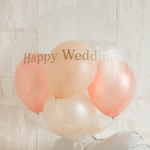 ニュアンスカラーで華を添えるHappy Wedding