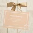 ニュアンスカラーで華を添えるHappy Wedding