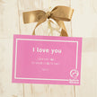 ピンクグラデーションでI LOVE YOU