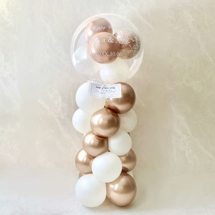 エレガントローズゴールドバルーンスタンディング