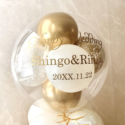 リボンとツートンで高級感溢れるミディアムスタンド