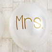 シンプルゴールドMr.&Mrs. Wedding