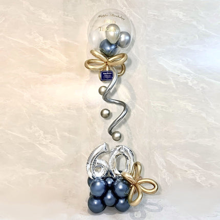 オブジェのようなメタリックアレンジ