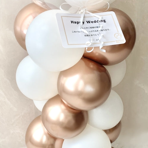 エレガントローズゴールドバルーンスタンディング
