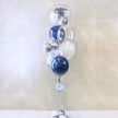 Crystal navyblue stylish balloon