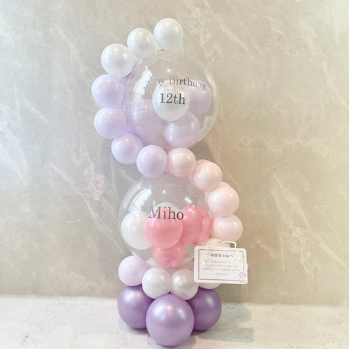 ピンク×ライラックフェミニンメビウススタンド