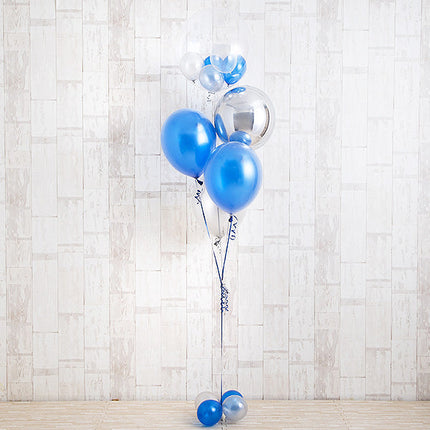 ブルー×煌めきの美しいコントラスト