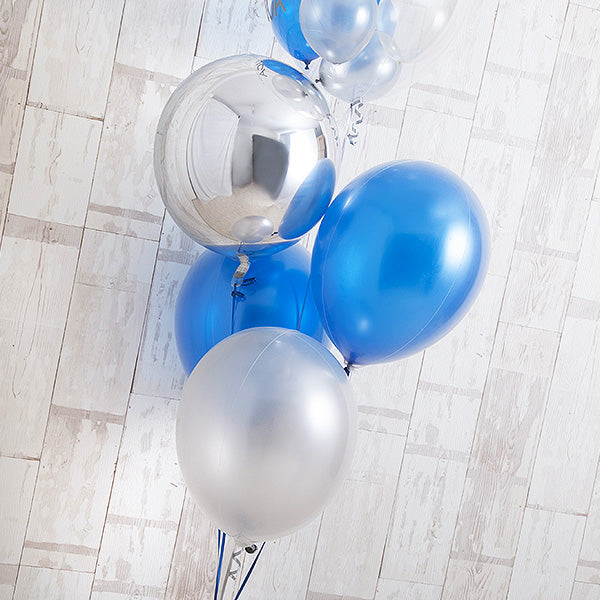 ブルー×煌めきの美しいコントラスト