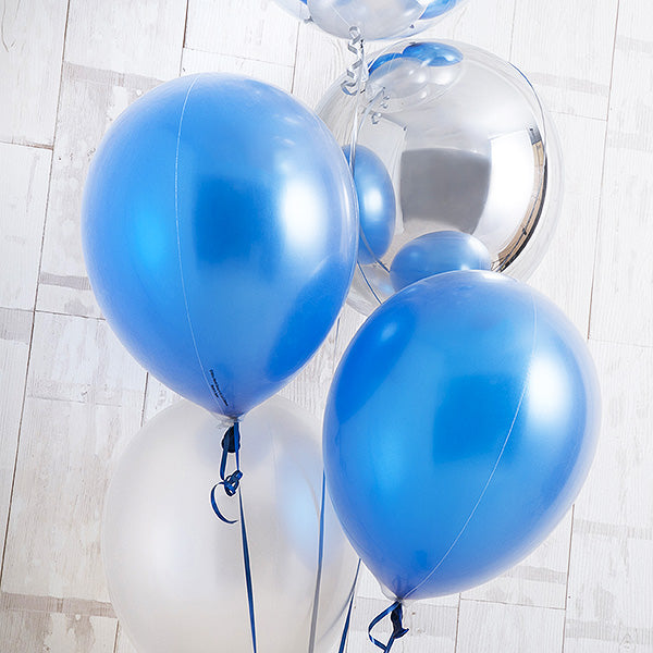 ブルー×煌めきの美しいコントラスト