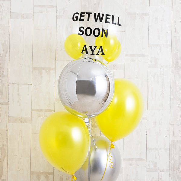 イエロー×メタリックのスタイリッシュアレンジ