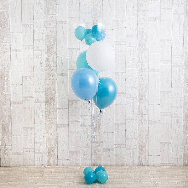 鮮やかターコイズブルーグラデーション！