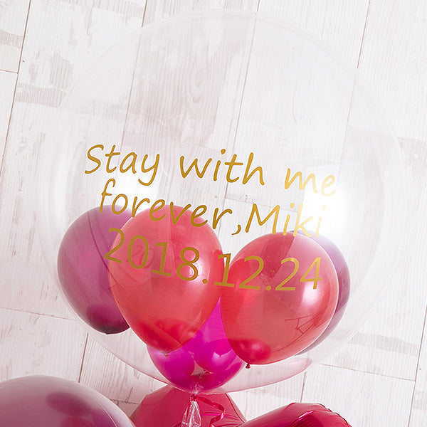 ベリーレッド アレンジ