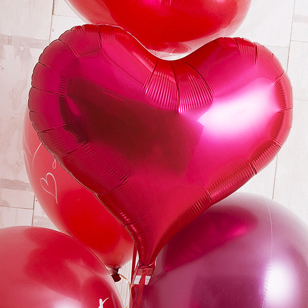 愛を伝える、レッドグラデーションバルーン！