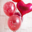 愛を伝える、レッドグラデーションバルーン！